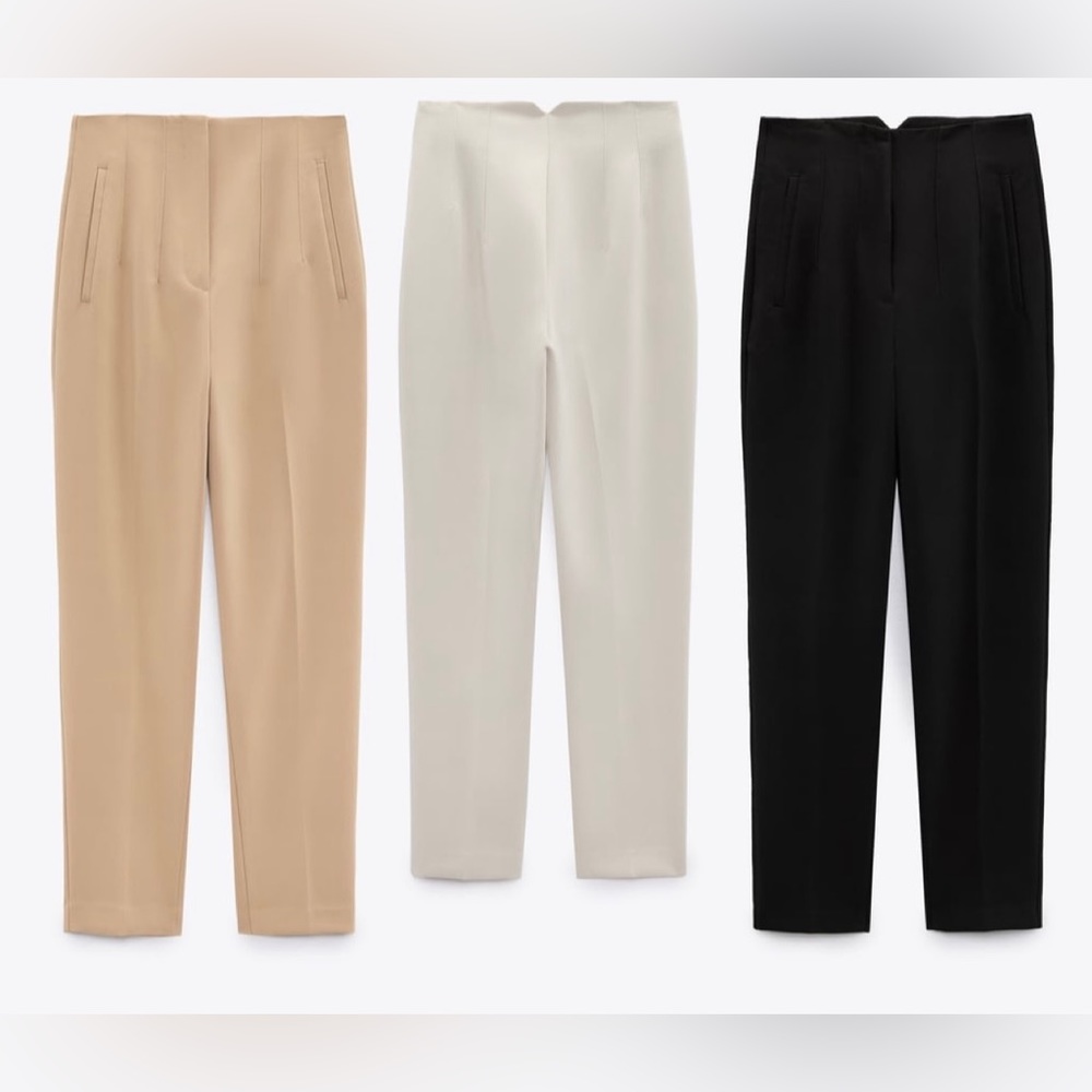 Bundle 3 Zara High Waisted Trousers XS